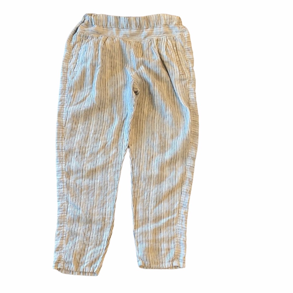 Anthropologie Striped Linen Pants - Picture 5 of 12